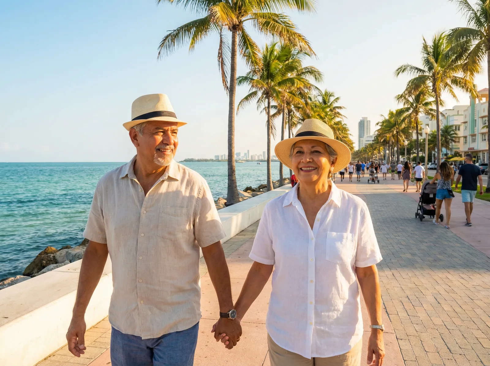 Active seniors enjoying retirement with Medicare coverage